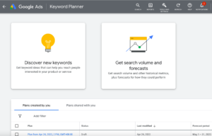 Google keyword planner tool free