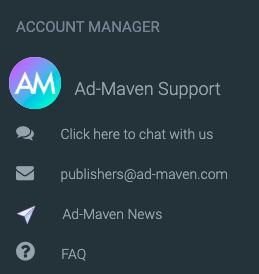 AdMaven customer services