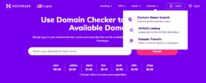 Hostinger domain checker