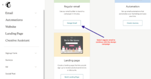 Mailchimp email marketing templates